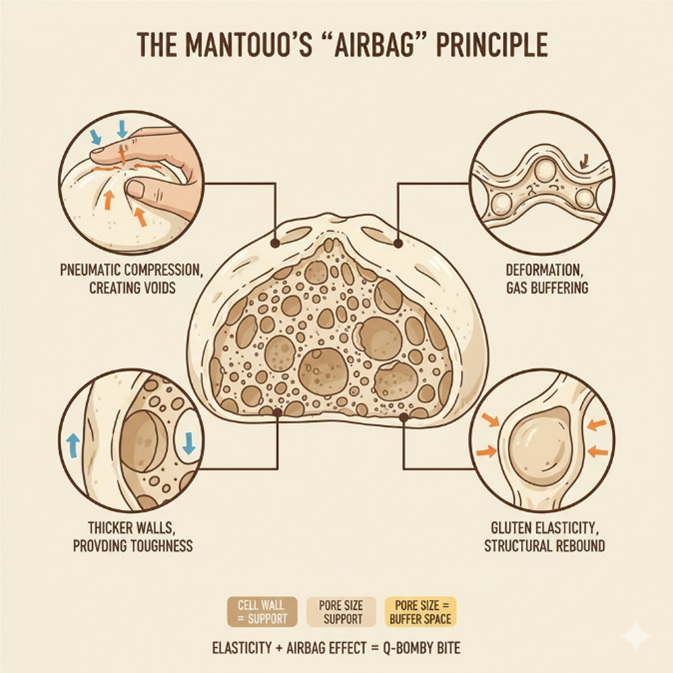 馒头里的孔隙大小竟是Q弹关键！